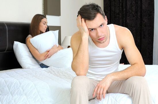 a man is bothered by pathological discharge when he is excited