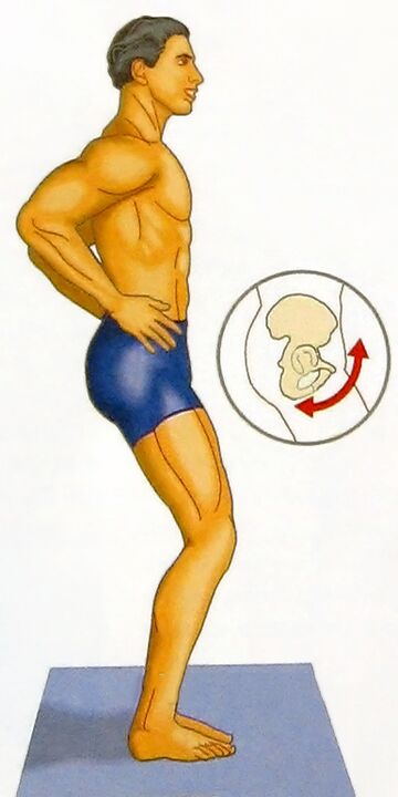 Pelvic rocking exercise to improve power.